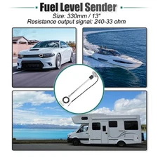 13" 330mm Boat Fuel Sending Unit Marine Gas Water Level Gauge Sensor 240-33ohms