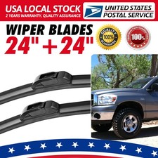 OEM Premium Wiper Blades 24" & 24" for Dodge Ram 1500 2500 3500 2003-2009