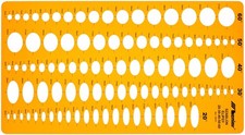 Ellipse Zeichenschablone  Ellipsenschablone Technisches Zeichnen  20 30 40 50...
