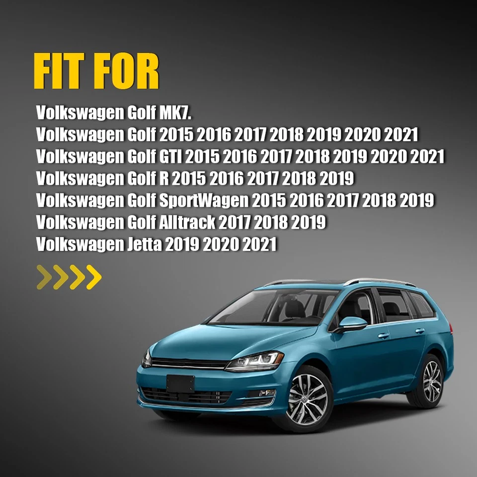 Óculos espelhados driver lado esquerdo aquecido para VW Hand 5G0857521B Volkswagen Golf R - Imagem 2 de 4