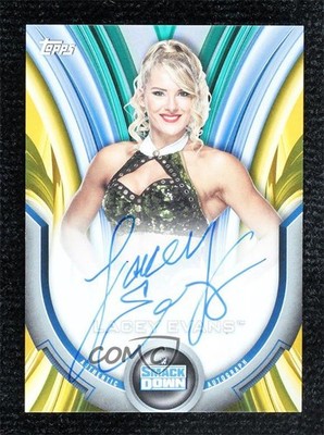 2020 Topps WWE Women's Division Roster Gold 9/10 Lacey Evans #A-LE Auto 08j3