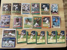 Rickey Henderson Baseball Cards Lot Of 19