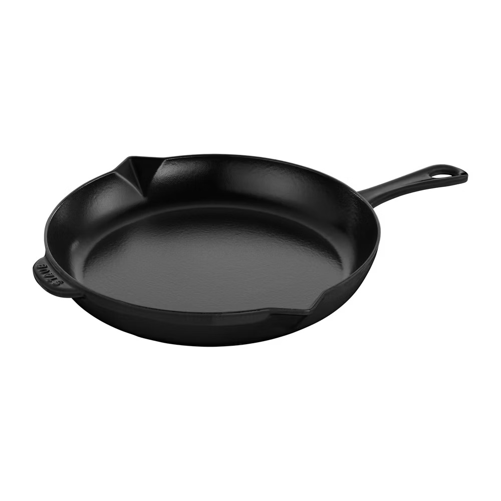 Staub Cast Iron 12-inch Fry Pan - Matte Black 43490₽