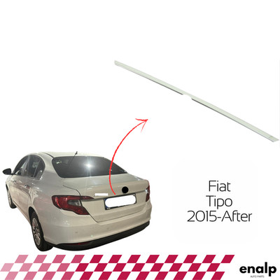 Chrom Gepäck obere Abdeckung Blende 1 Stück für Fiat Tipo/Egea 2015-heute...