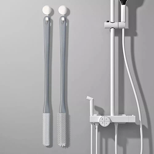 Toe Gap Cleaning Brush, Foot Scrubber in Shower, Long Handle Silicone Foot Brush - Picture 9 of 17