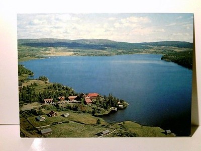 Norway. Norge. Rustad Fjellstue. Sjusjøen, Norwegen. Alte Ansichtskarte / Postka