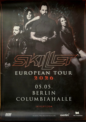 SKILLET  2026 BERLIN - orig. Concert Poster - Konzert Plakat - DIN A1