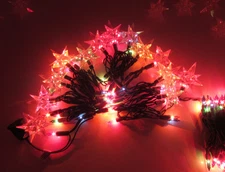 55 Vintage Sterling Clear Star Add-On  Mini Light String Reflectors Covers