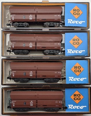 Roco N 25094 4x Selbstentladewagen der DB wenig bespielt guter Zustand m.OVP 