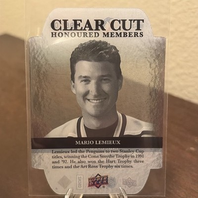 Mario Lemieux 2011-12 Upper Deck Clear Cut Honored Members No. HOF-35  #095/100!