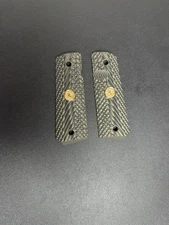 Colt 1911 Grips G10 with Gold Medallion 