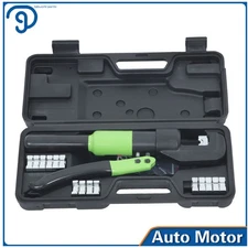 6Mt Hydraulic Wire Crimper W/ 8 Dies Battery Cable Lug Terminal Crimping Tool