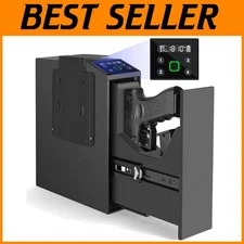 Compact Handgun Safe - Digital Keypad, Biometric Fingerprint