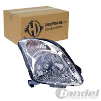 Diederichs Halogen Scheinwerfer Hauptscheinwerfer Chrom Rechts | 6414080
