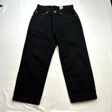 Vintage Y2K Levi's 550 Relaxed Fit Student Jeans Youth Boys Size 28x28 Black