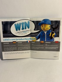 2016 Lego City Fire Starter 60106 instructions  Only rare original