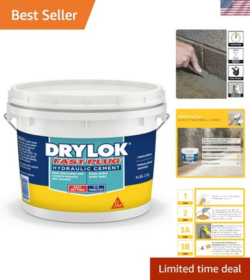 #ad #ad UGL Fast Plug Hydraulic Cement 4 lb – Instant Waterproof Solution for Masonry $29.99
