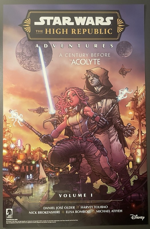 STAR WARS The High Republic Adventures Vol. 1 SDCC 11x17 Double-Sided POSTER