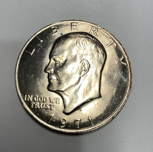 1971-D Eisenhower Dollar — photo from the most recent tracked eBay sale