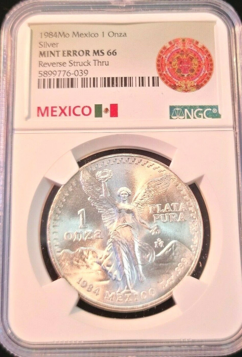 1984年 メキシコ 1オンス銀貨 NGC MS66 Silver MS 66 Graded 1984 Mexican Coins for sale | eBay