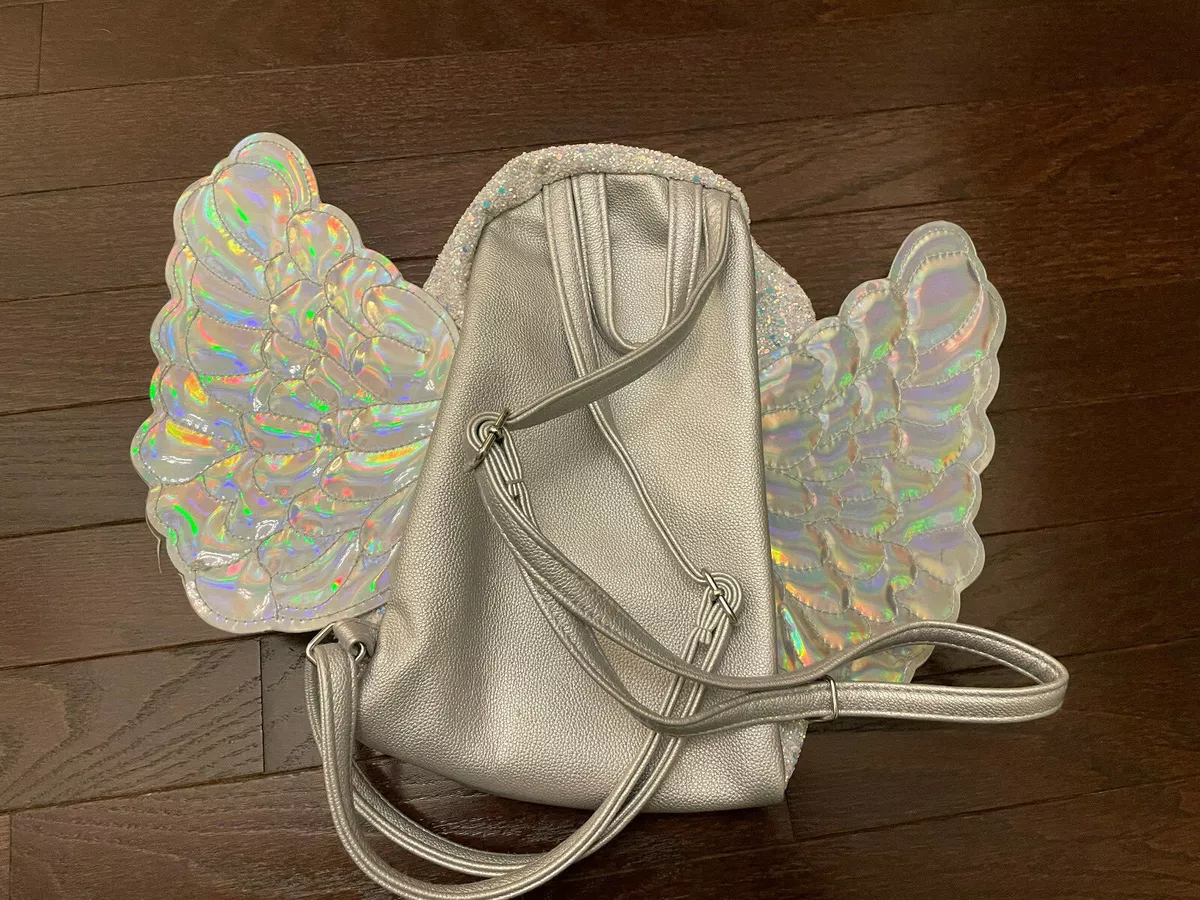 Justice silver cheap backpack