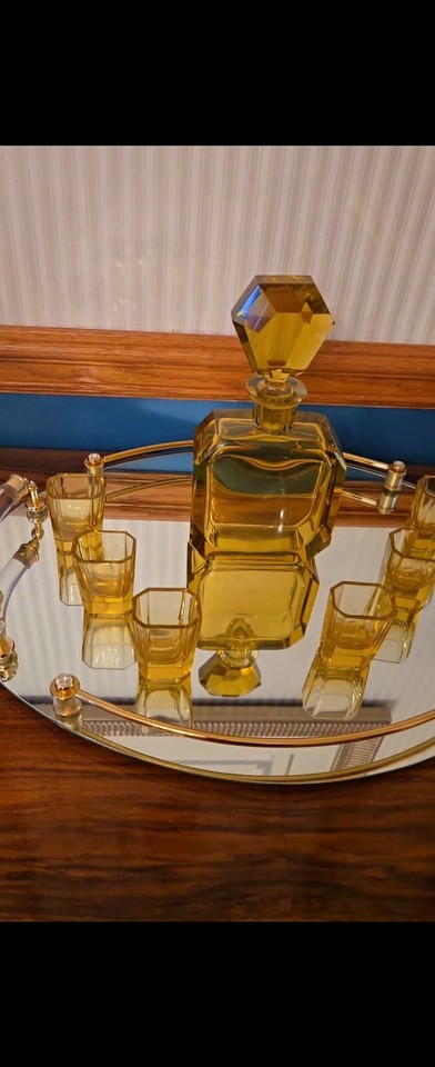 OH WOW! Authentic European Art Deco Decanter Set