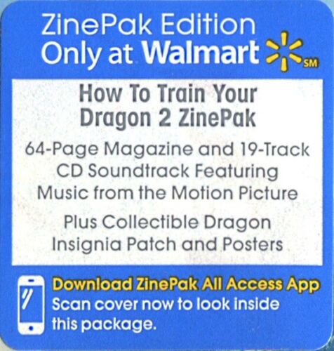 HOW TO TRAIN YOUR DRAGON 2 Music from the Motion Picture WALMART ZinePak CD 0130 - Picture 2 of 5
