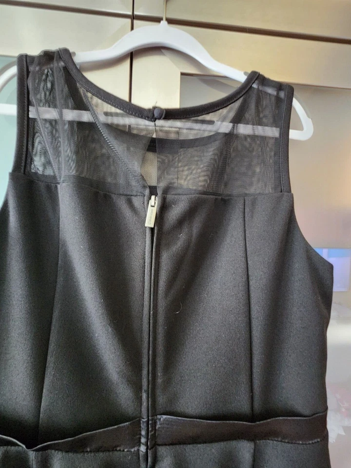 Vestido Calvin Klein Negro Noche Fiesta/Pascua Sin Mangas Niñas Talla 16 Foto 4 de 4