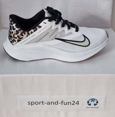 Nike WMNS Quest 3 Premium Leopard Laufschuh CV0149-110 Weiß Gr. 36