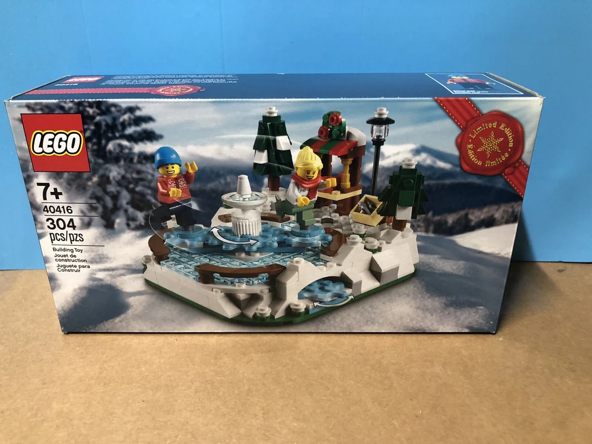 LEGO Christmas GWP 40416 Ice Skating Rink Brand New Sealed eBay