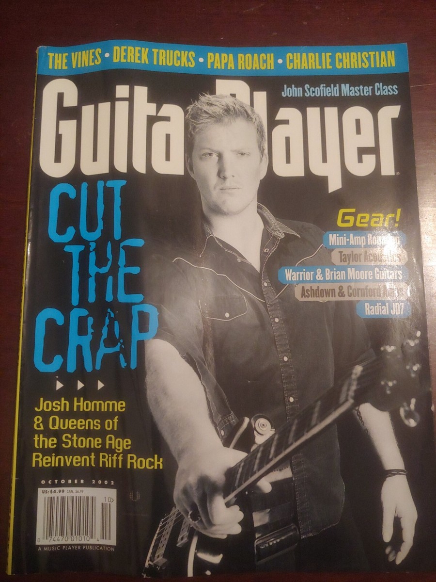GUITAR PLAYER MAGAZINE OCTOBER 2002 JOSH HOMME & QUEENS OF THE
