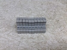 Schlegel SK35 Gray Grey Terminal Block End Anchor Lot of 10