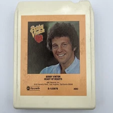 Bobby Vinton - Heart of Hearts - Restored 8 Track Tape - New Pad and Splice