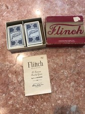 Vintage FLINCH Game Copyright 1938 by Parker Brothers Inc. Salem MA