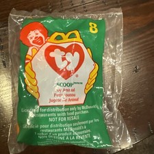 NIP McDonald  s 1993 Tag SCOOP THE PELICAN Ty Teenie Beanie Baby 8 Vintage Plush