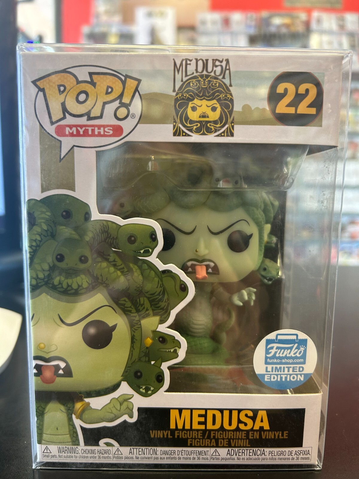 Funko Medusa Pop #22 Limited Edition Funko Shop Myths