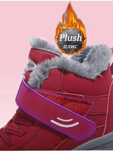 Men Snow Boots Winter Thick Insulation Non-slip Lightweight Cotton Shoes Black - Bild 23 von 27