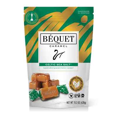 Bequet Caramel CELTIC SEA SALT 15.2 OZ 2-Pack ~ All-Natural, Smooth & Creamy!  