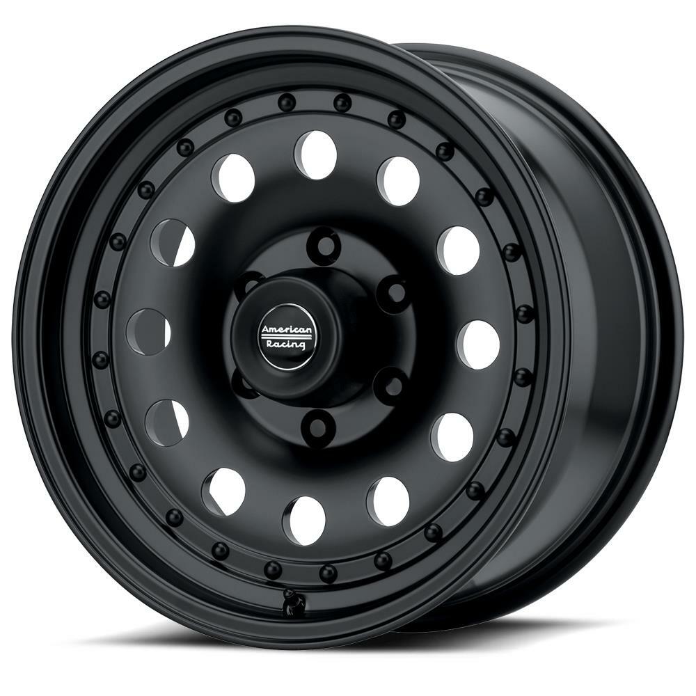 17 inch 17x8 American Racing AR62 Satin Black wheel rim 8x170 +0
