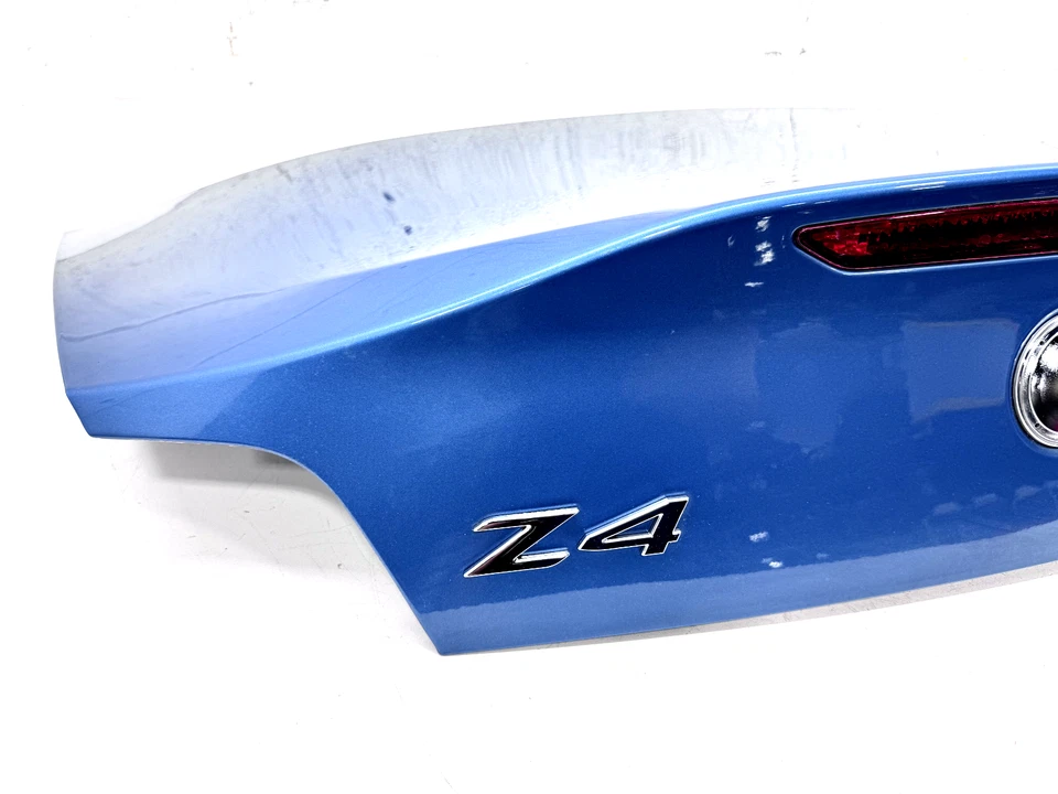 BMW E85 Z4 2003-2008 convertible maletero tapa panel montaje azul OEM Foto 2 de 4