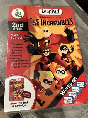 LeapFrog LeapPad Disney The Incredibles 2nd Grade Multi-Subject SEALED!
