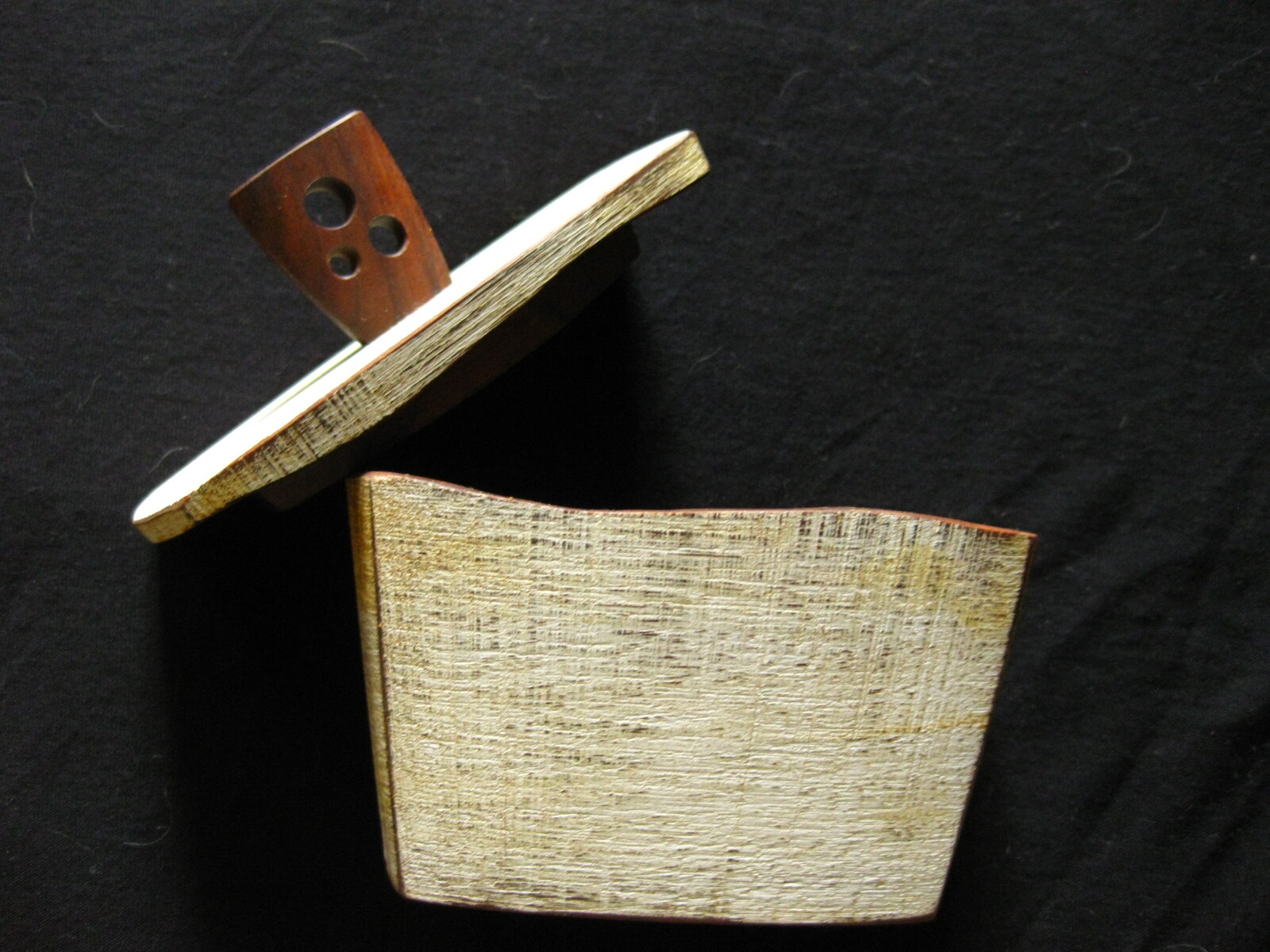 Gold Splinter WoodworkingHandmade Box w/ Elegant LidLovely Creation