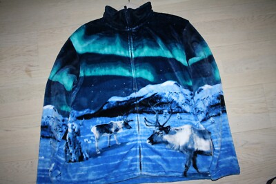 Outdoor Sweather (with the decoration of northern lights)