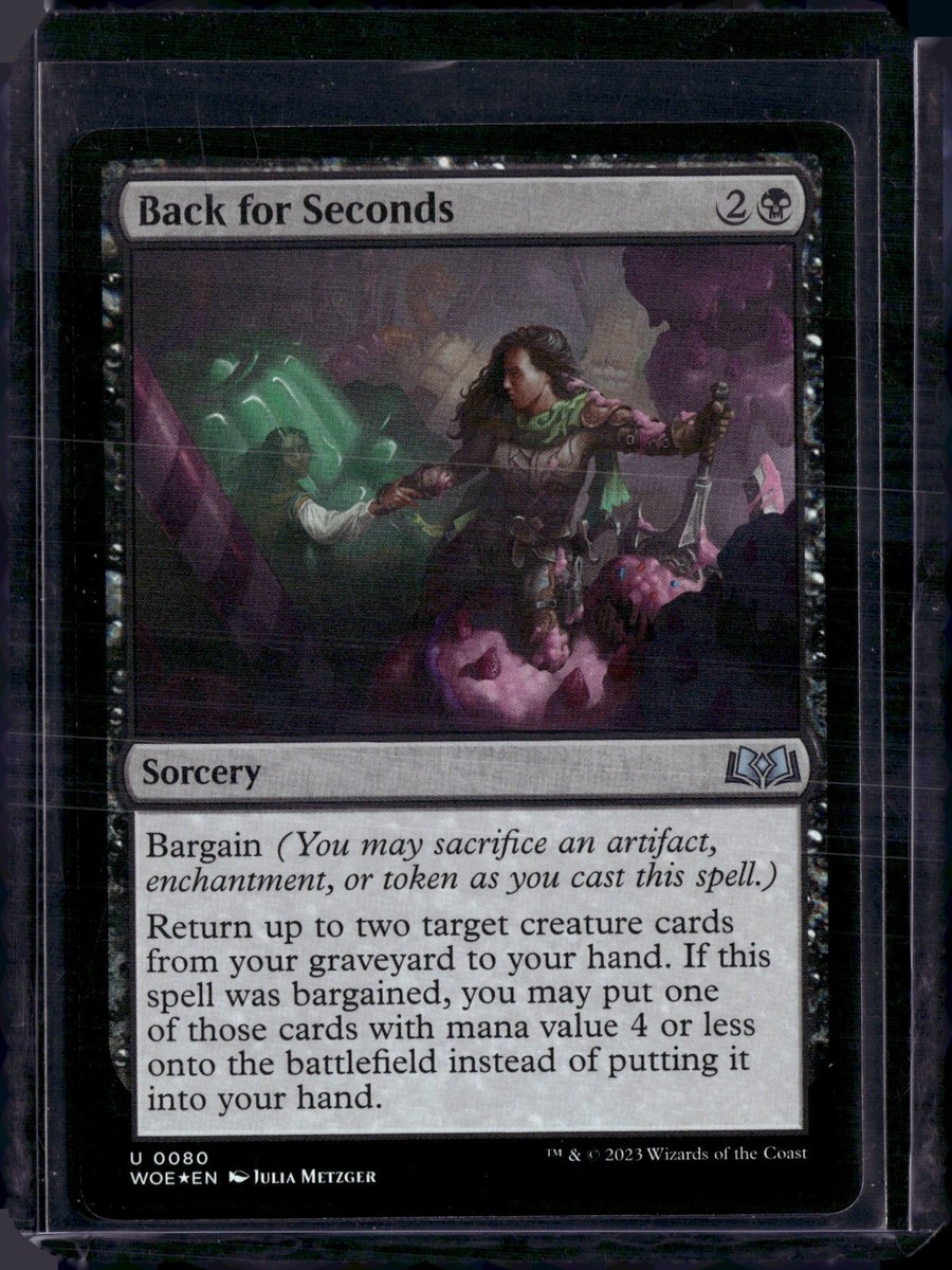 Back For Seconds 80 Foil NM-Mint MTG Magic The Gathering | eBay
