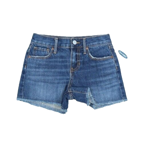 Old Navy Extra High Waisted Sky Hi Cut Off Blue Jean Denim Shorts