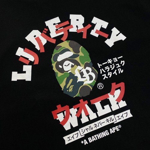 A Bathing Ape x Liberty Walk LBWK FD ABC Camo Tee Black Large 1K73110918 - Picture 2 of 7