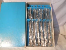 EVERBRITE STEAK KNIFE Stainless Steel SET of 6  NOS  9"