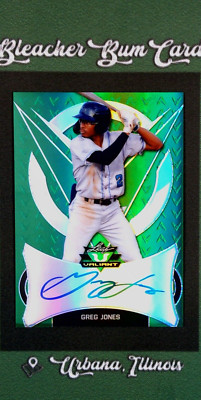 2019 Leaf Valiant Greg Jones Rays Green Auto /99