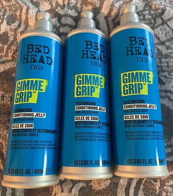 Tigi Bed Head Gimme Grip Texturizing Conditioning Jelly 400ml 13.53oz Set Of 3