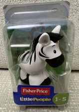 Fisher Price Little People ZEBRA Zoo Animale Figura Giocattolo Nuovo con scatola 2018 Età 1-5